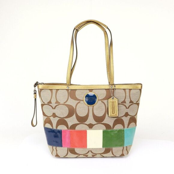 Coach Limited Edition Rainbow LGBTQ Shopper Lunch Bag Tote - Picture 4 of 11